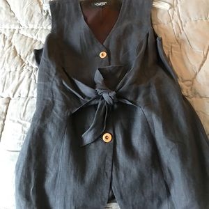 Black Laundry sleeveless jacket